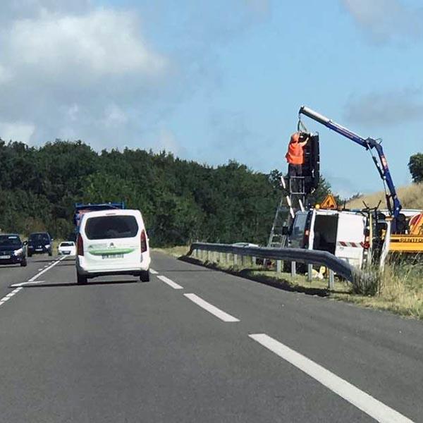 Photo du radar automatique de Soyaux (D1000)