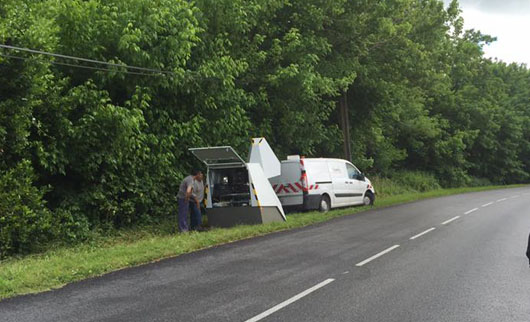 Photo du radar automatique de Castillon-la-Bataille (D21)