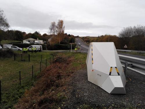 Photo du radar automatique de Pldran (D27)