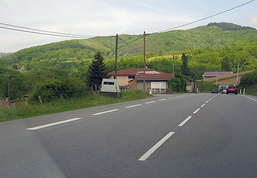 Photo du radar automatique de Thurins (D311)