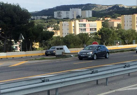 Radar autonome travaux viduc Martigues