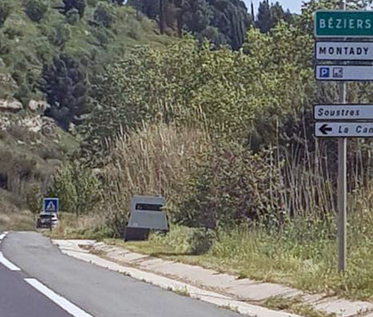 Photo du radar automatique de Montady (D11)