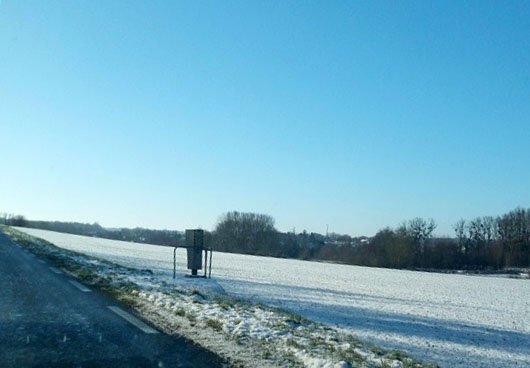 Photo du radar automatique de Thoury-Frottes (D219)