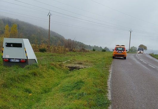 Photo du radar automatique de Saint-Juan (D492)