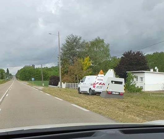 Photo du radar automatique de Saint-Hilaire-sous-Romilly (D619)