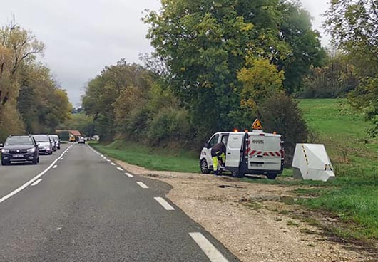 Photo du radar automatique de Mont-le-Vernois (D13)