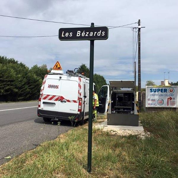 Photo du radar automatique de Boismorand (D2007)