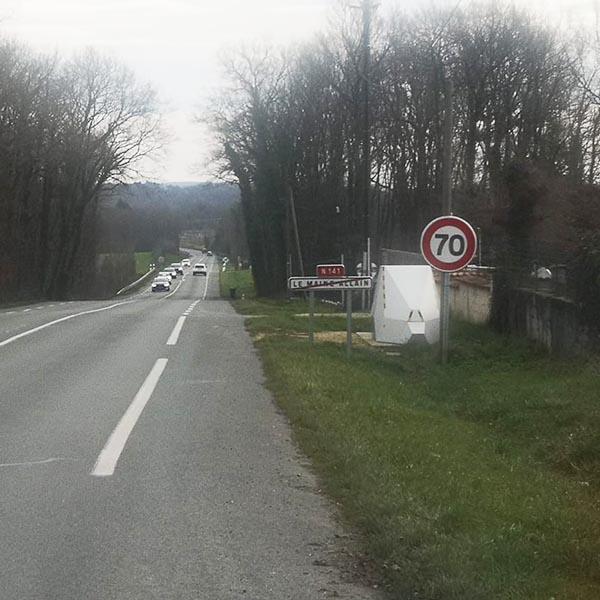 Photo du radar automatique de Chaniers (N141)