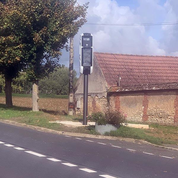 Photo du radar automatique de Ponchon (D1001)