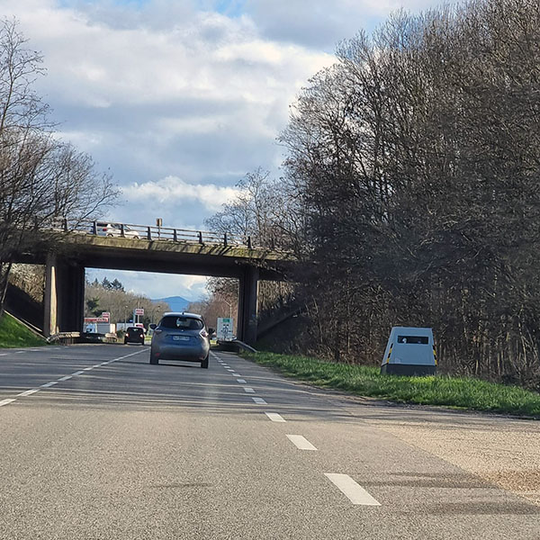 Photo du radar automatique de Tossiat (D1075)