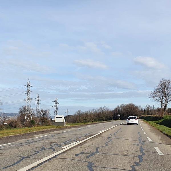 Photo du radar automatique de Valence (D111)