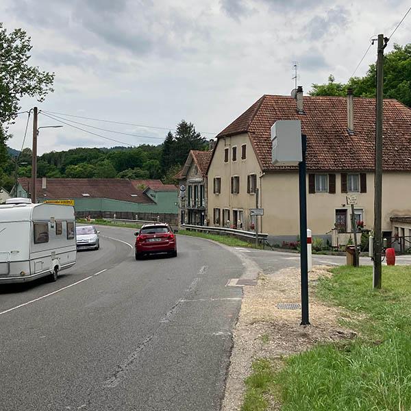 radar urbain pont de roide