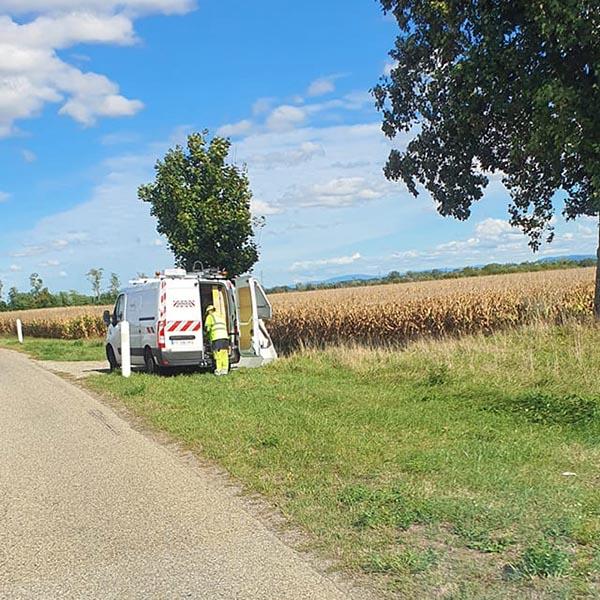 Photo du radar automatique de Diebolsheim (D468)