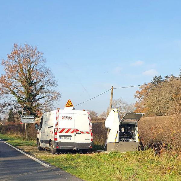 Photo du radar automatique de Gourdon (D980)