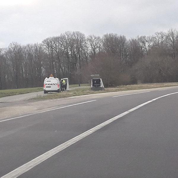 Photo du radar automatique de Wignicourt (D987)