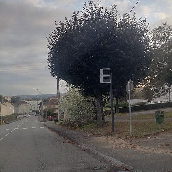 Photo du radar automatique de Sochaux (D390)