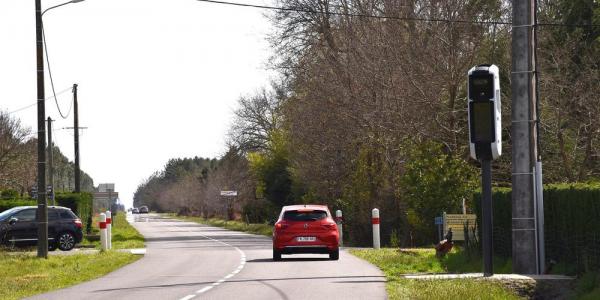 Photo du radar automatique de Sanguinet (D46)