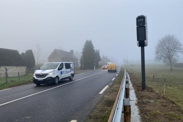 Photo du radar automatique de Tinchebray-Bocage (D924)