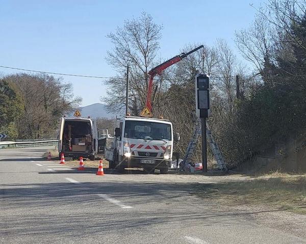 Photo du radar automatique de Chomrac (D2)