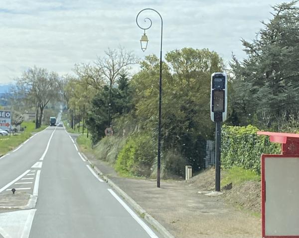 Photo du radar automatique de Peyrens (D624)