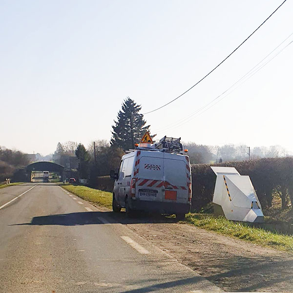 Photo du radar automatique de Le Cateau-Cambrsis (D643)