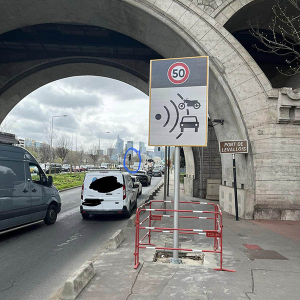 Photo 1 du radar automatique de Courbevoie