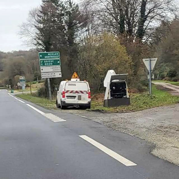 Photo du radar automatique de Gourin (D769)