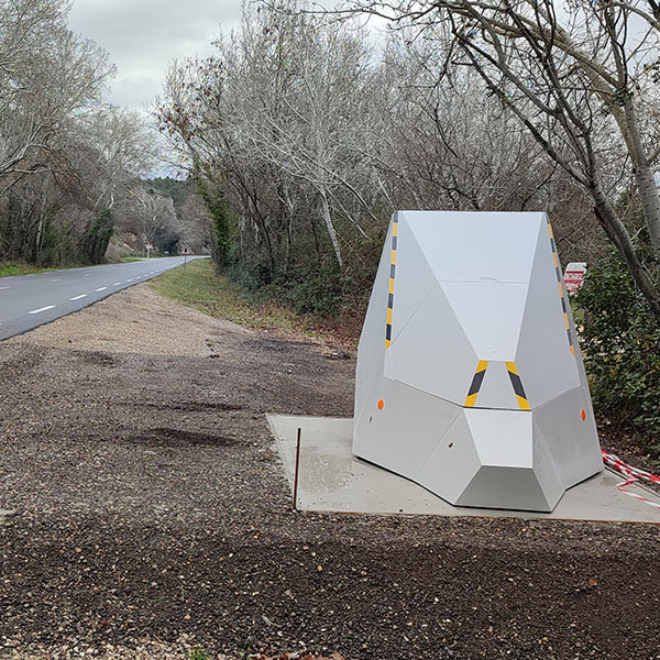 Photo du radar automatique de Aramon (D2)