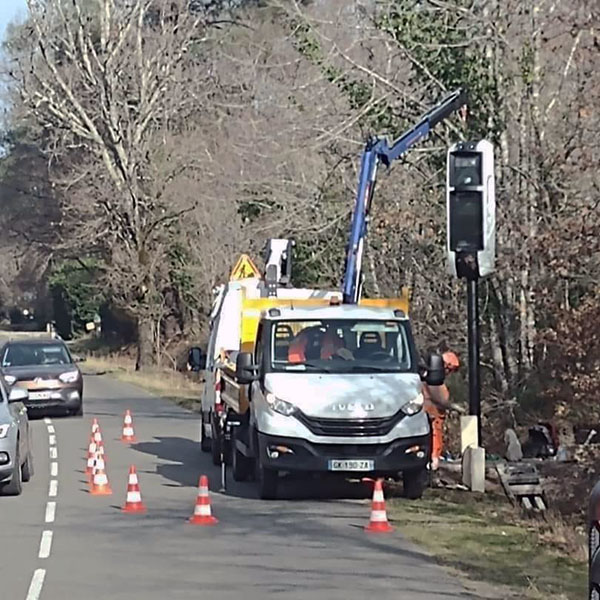 Photo du radar automatique de Pontenx-les-Forges (D46)