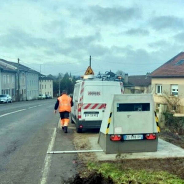 Photo du radar automatique de Courcelles-Chaussy (D603)