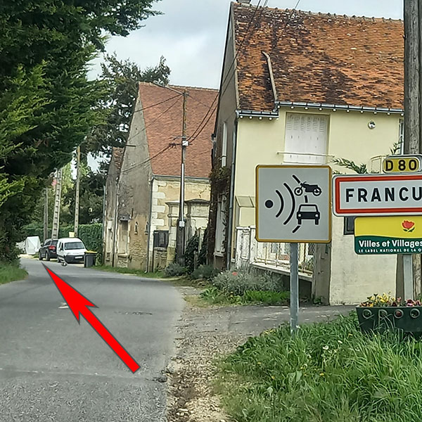 Photo du radar automatique de Francueil (D80)