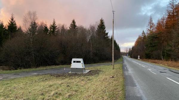 Photo du radar automatique de Thilay (D989)