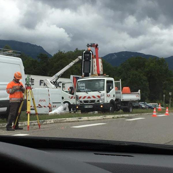 Photo du radar automatique de Cessy (D1005)