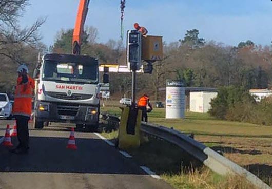 Photo du radar automatique de Laglorieuse (D30)