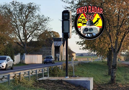 Photo du radar automatique de Saint-Martin-la-Pallu (D347)