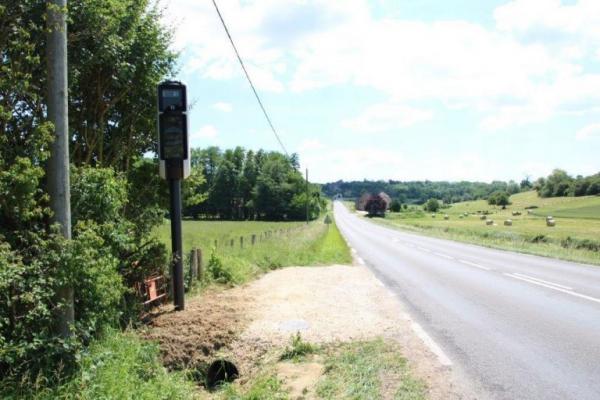 Photo du radar automatique de Menotey (D475)