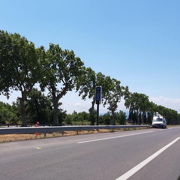 Photo du radar automatique de Toulouges (D612a)