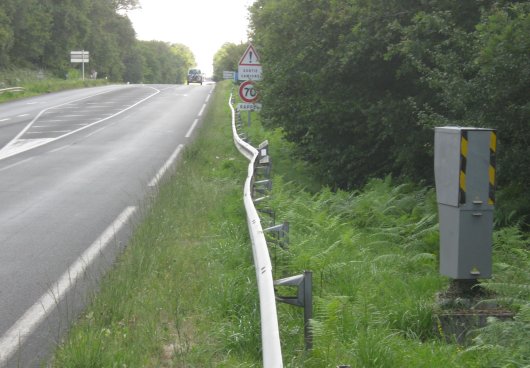 Photo du radar automatique de Saint-Benot-la-Fort (D751)