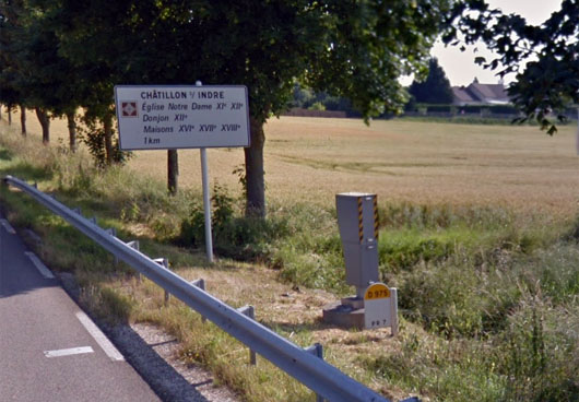 Photo du radar automatique de Châtillon-sur-Indre (D975)