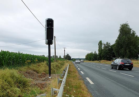 Photo du radar automatique de La Chapelle-Janson (N12)