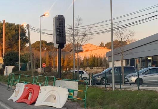 Photo du radar automatique de Roquebrune-sur-Argens (DN7)