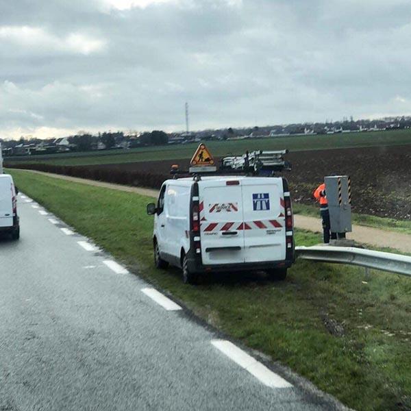 Photo du radar automatique de Chevilly (D2020)