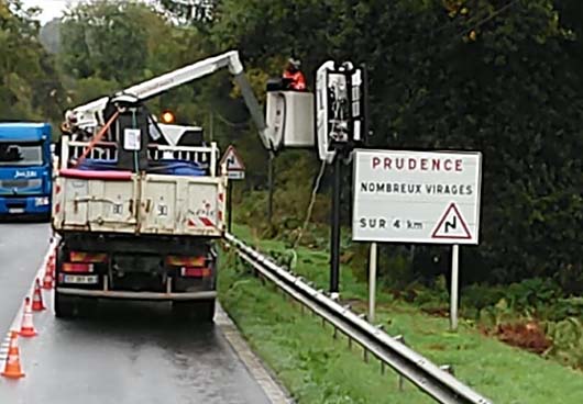 Photo du radar automatique de Plouvara (D7)