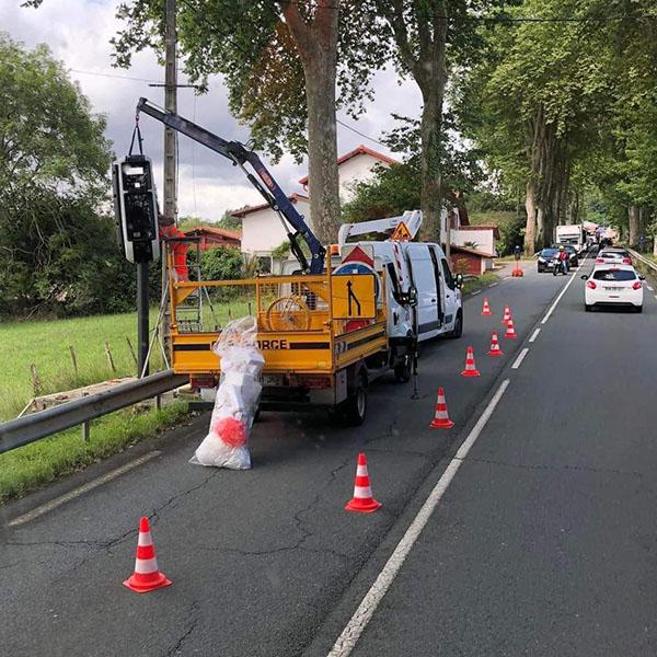 Photo du radar automatique de Urrugne (D810)