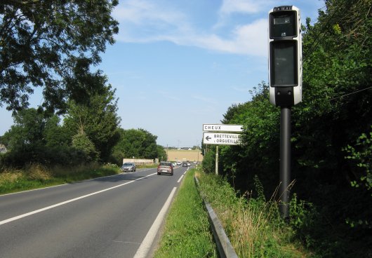 Photo du radar automatique de Thue et Mue (D9)