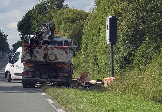 Photo du radar automatique de Bellevigny (D937)