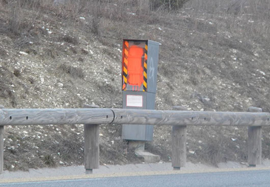 Photo du radar automatique de Moriez (N202)