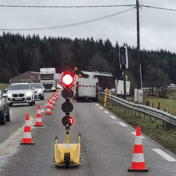 Photo du radar automatique de Vuillecin (N57)