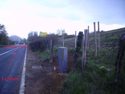 Photo du radar automatique de Clermont-Crans (D323)