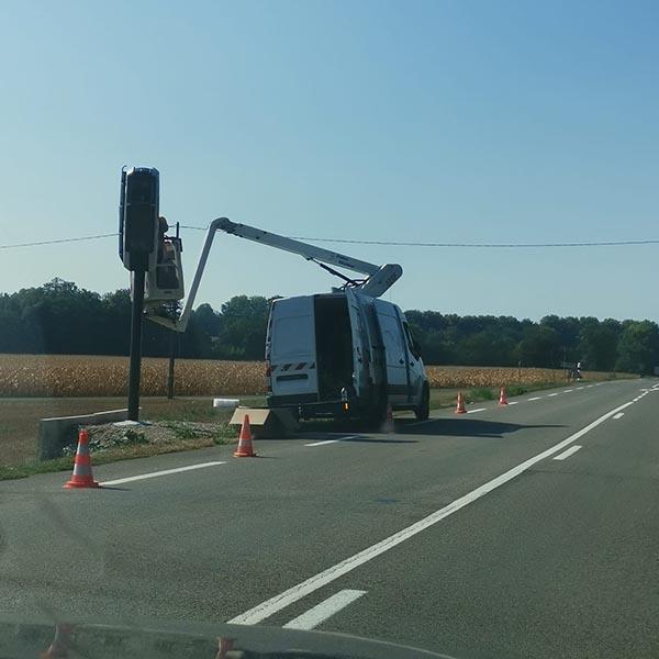 Photo 1 du radar automatique de Saint-Genis-sur-Menthon